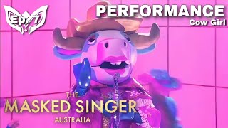 Ep. 7 Cow Girl Sings "Here You Come Again" | The Masked Singer AU | Season 5