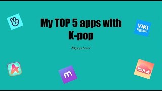 TOP 5 Favourite Apps with K-Pop| Νkpop Lover  (Vlive , AMINO , Mubeat...etc) screenshot 5