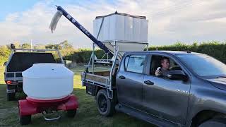 Portable 1T Auger Hopper Video