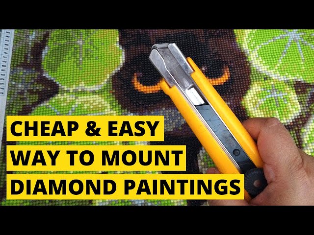 How to display your finished diamond painting in the best way