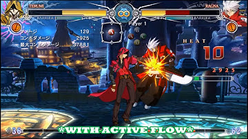 BBCF: Terumi Fatal Midscreen into OD route combo (60% health)