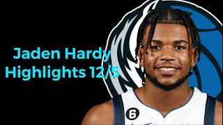 Jaden Hardy 12/5/22 Dallas Mavericks Vs. Phoenix Suns screenshot 5