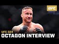 Justin Gaethje Octagon Interview | UFC 324