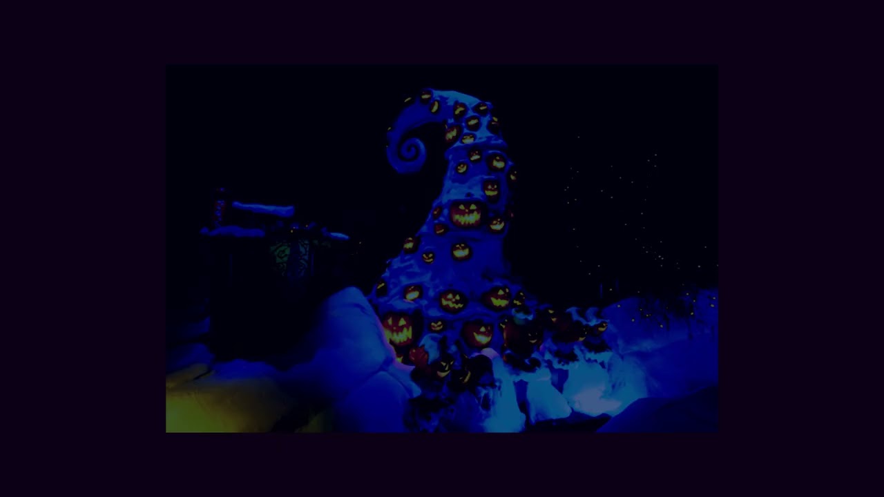 2001 Haunted Mansion Holiday Graveyard Singing Pumpkins Song (slowed-reverb)