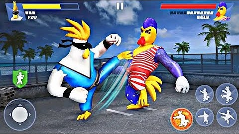 Kung Fu Animal Fighting Games: Wild Karate Fighter - Android Gameplay