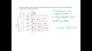 Choose a Function Type for Real World Data (2)
