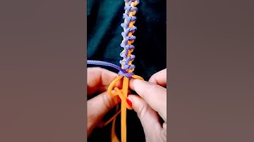 MARCRAME HOW TO MAKE BRACELET AT HOME WITH WASTAGE CORD FOR BEGINNERS