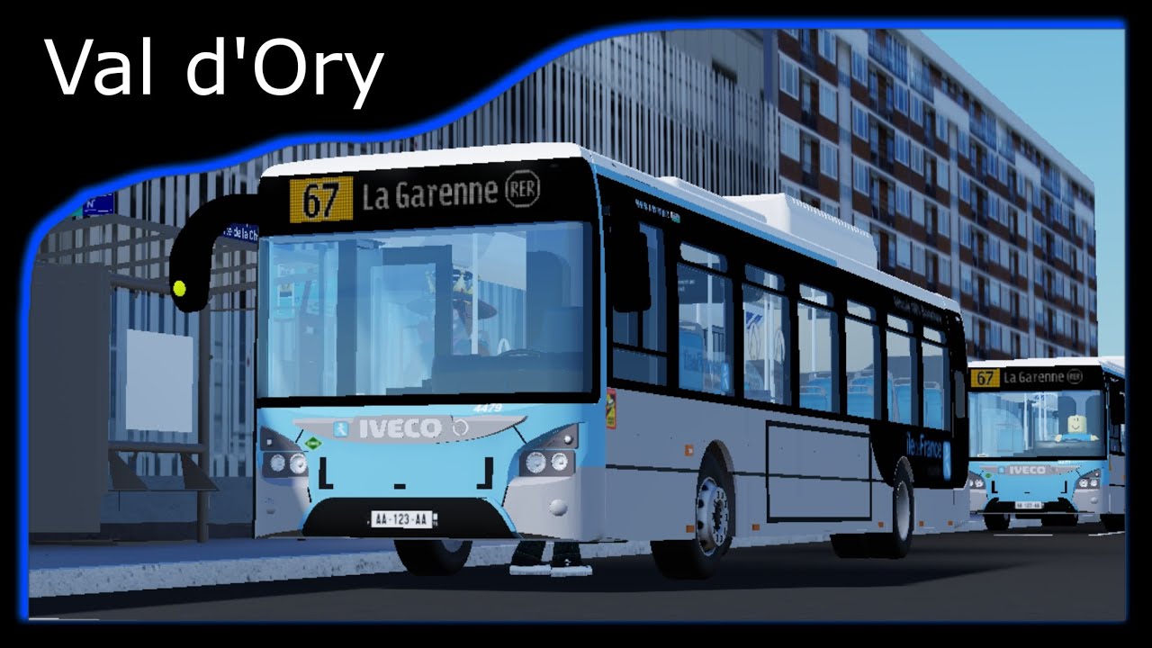 Ligne 67 | Iveco Urbanway 12 CNG IDFM | Val d'Ory | Roblox