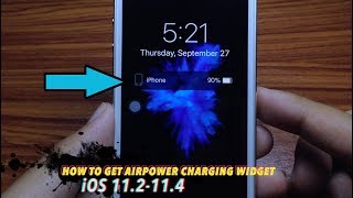How to Get AirPower Charging Widget On iOS 11.2-11.4 Electra Jailbreak screenshot 5