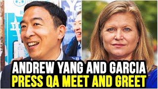 LIVE: Andrew Yang and Kathryn Garcia Press Q&amp;A and Meet and Greet | June 19th 2021