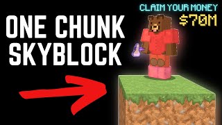 THE BEST START IN SKYBLOCK, BUT ON ONE CHUNK! by p0wer0wner 593 views 5 months ago 7 minutes, 50 seconds