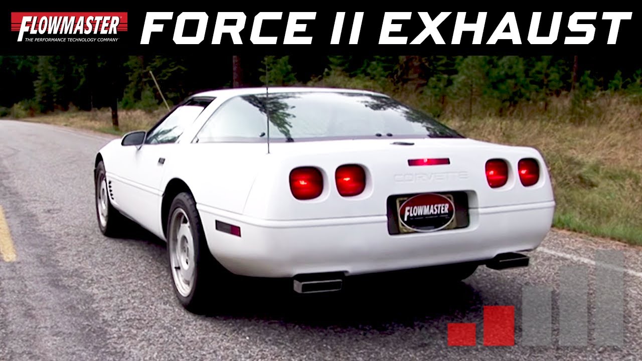 kites 1992-96 Corvette C4 5.7L - Force II Cat-Back Exhaust System