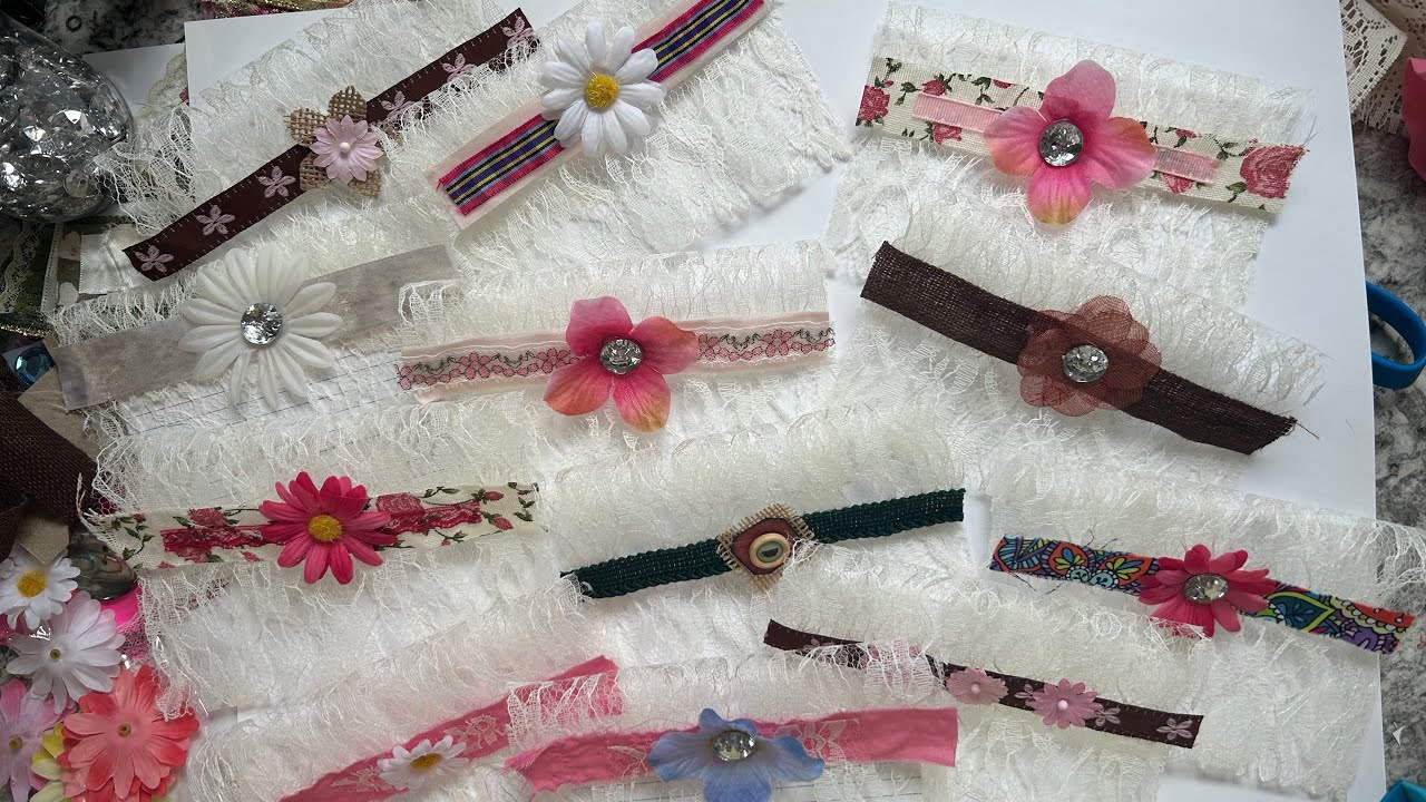 Got Wide Ribbon or Lace? These Sew- No Sew Envelopes/ Pockets/ Baggies Are So Fun And Easy To Make!