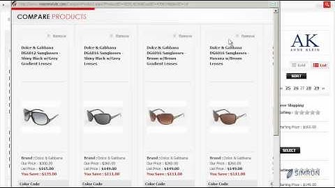 Product Compare for AspDotNetStorefront