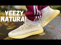 yeezy 350 natural on feet