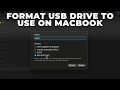 Format a USB Drive form Mac - How to Format USB Flash Drive to Use on Macbook