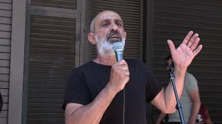 Ο Π. Γάκιας στην απεργιακή συγκέντρωση στο υπ. Εργασίας