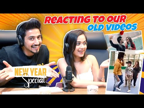 Reacting To Our Old Videos Ft. Jannat Zubair 