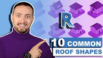 10 Common Roofs Shapes in Revit | Revit 3D Modeling Tutorial