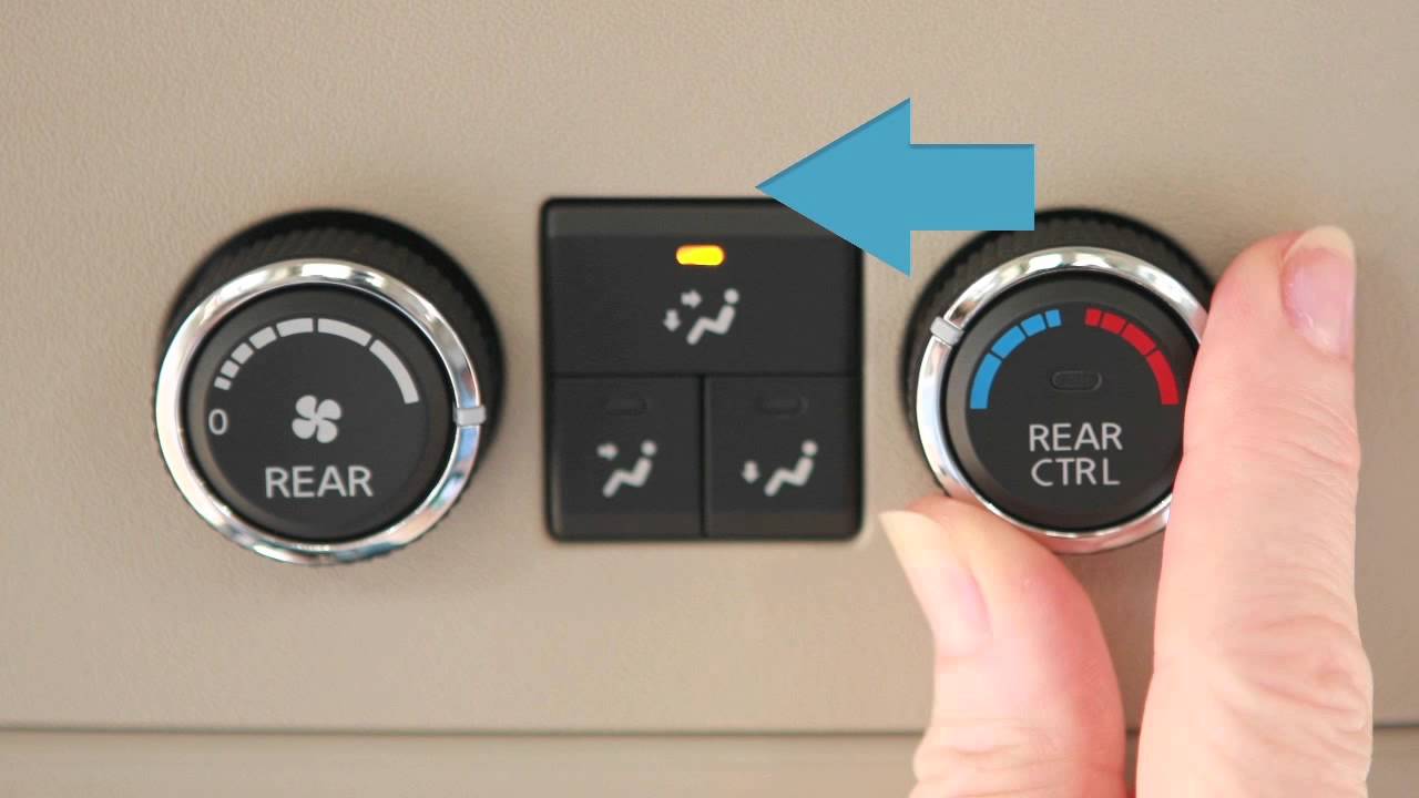 2015 Nissan Armada - Rear Climate Controls - YouTube