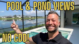 Inside 2 Parrish Florida New Construction Pool Homes For Sale with 3 Car Garages - NO CDD!