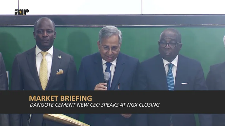 Dangote Cement New CEO at NGX Market Briefing