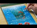 How to Draw a Spring Scene / Acrylic Painting for Beginners