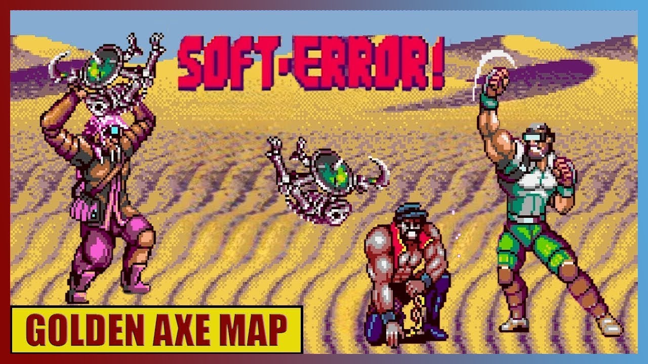 Paprium - Arcade Mode - GOLDEN AXE MAP [EASTER EGG] | Sega Genesis/Mega ...