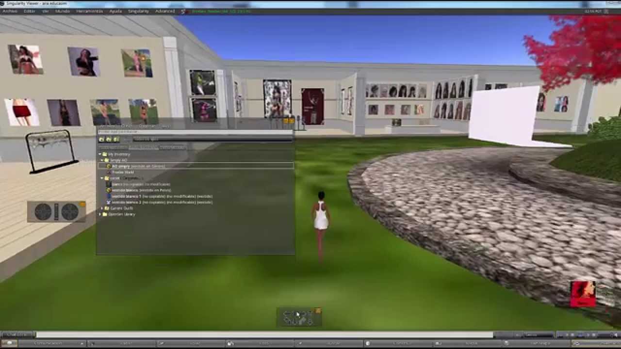 Configura tu avatar en OpenSim - YouTube