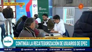 Continúa la recategorización de usuarios de EPEC