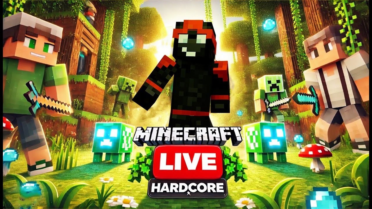 Minecraft Hardcore Live #minecraft #minecraftlive - YouTube