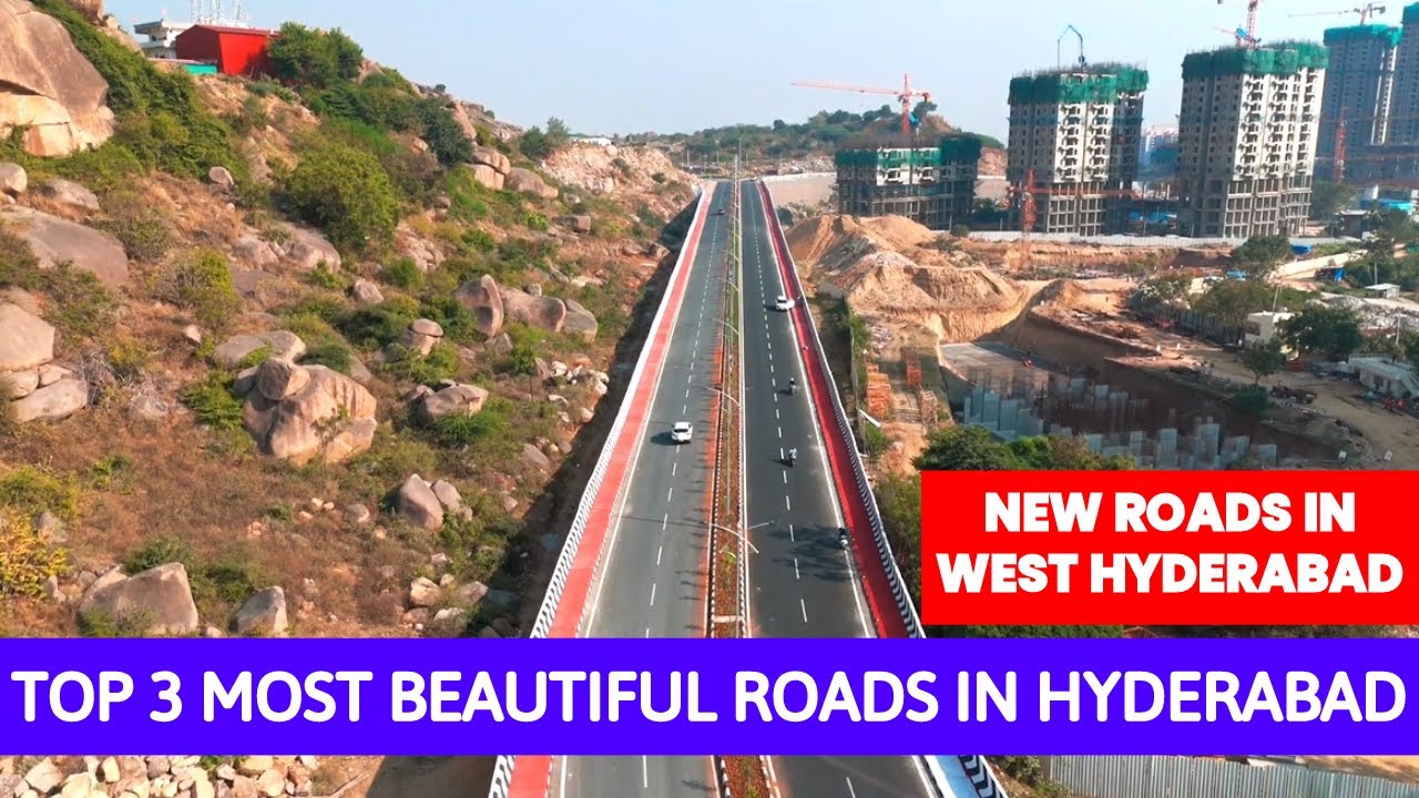 3 Most Beautiful Roads in West Hyderabad Puppalaguda, Financial