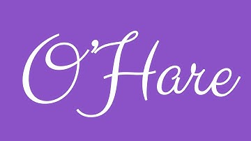 Learn how to Write the Name O