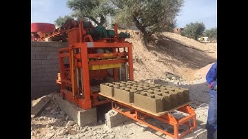 QTJ4-25(QT4-25 QT4-26 QT4-28)automatic concrete hollow block solid brick paver brick making machine