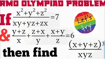 RMOolympiadProblem|Algebra|#olympiad #algebra  @AyaansMath
