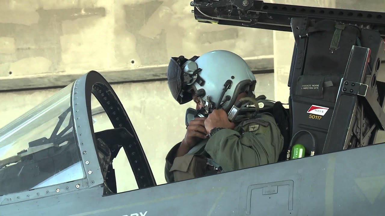 F-15s of 67th Fighter Squadron during Readiness Inspection at Kadena AB, Okinawa