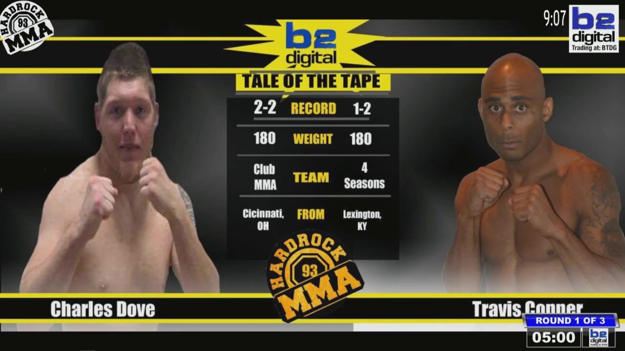 Travis Conner Hardrock MMA 93 Fight 7 Charles Dove vs Travis Conner 180 PRO part one ...