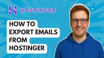 E-mails exporteren vanuit Hostinger [Handleiding 2025]