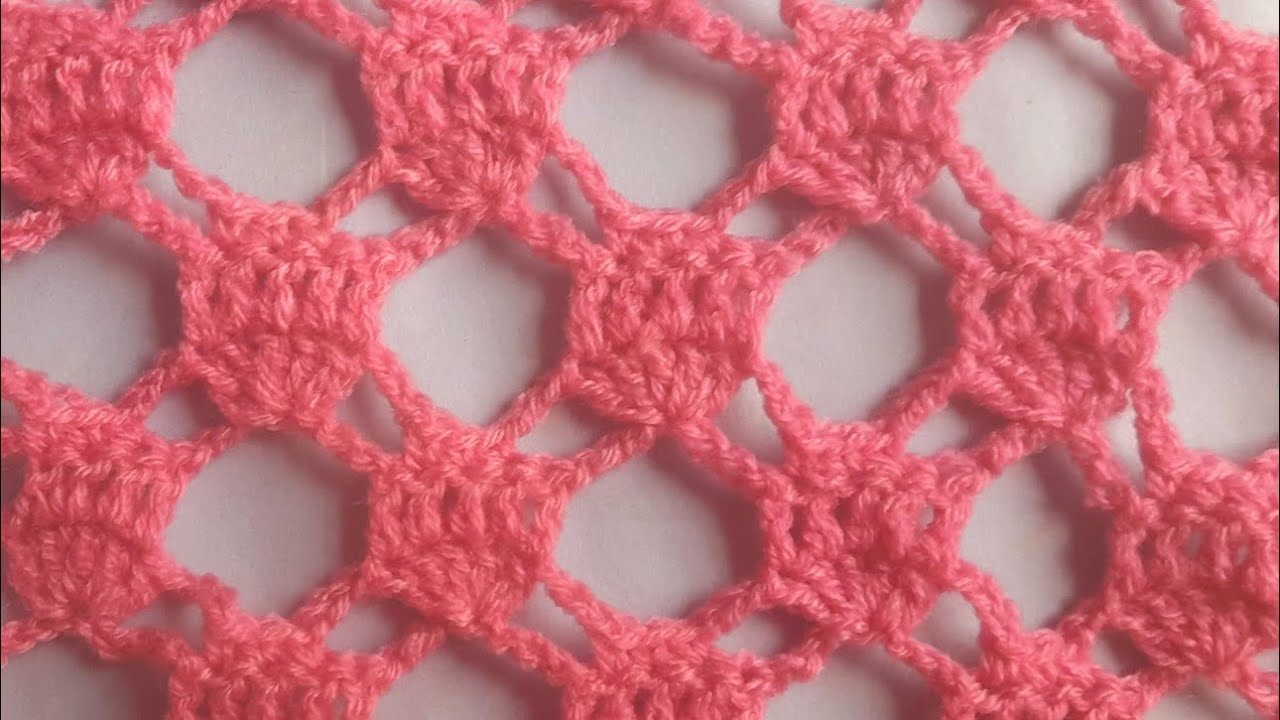 How To Crochet Beautiful And  Easy  Mesh Stitch Absolute  Beginner In Crocheting. Crochet Tutorials