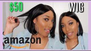 TESTING CHEAP AMAZON WIGS! | $50 LACE FRONT BOB | I AM SHOOK