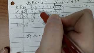 Pre-Calculus Lecture over Function Operations and Composition of Functions (1.6)