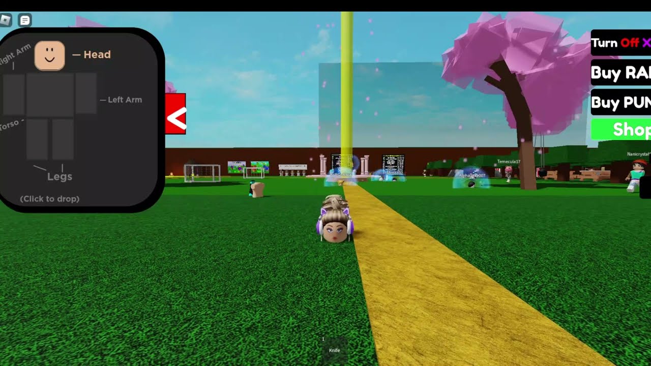 ROBLOX COLLECT THE BODY X-RAY VISION