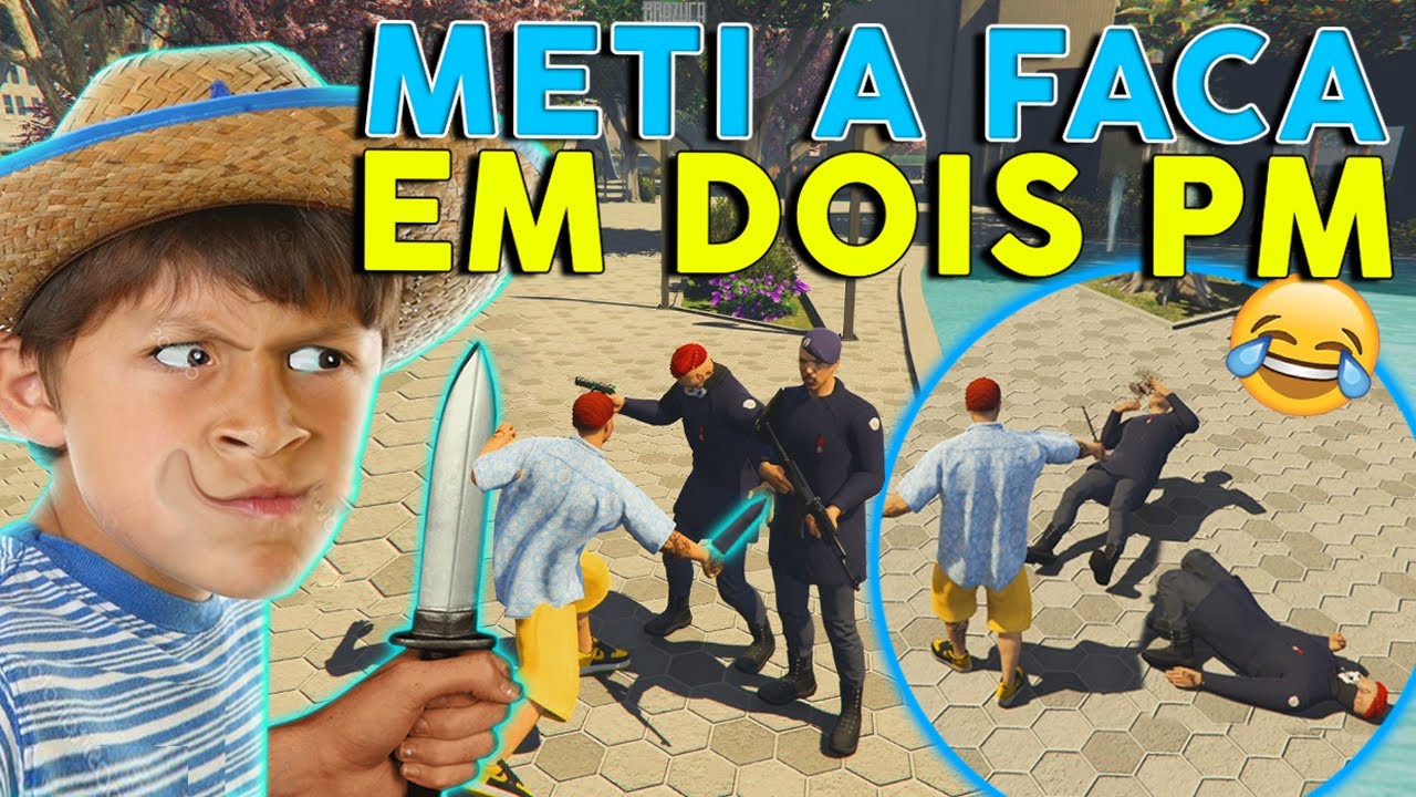 CRIANÇA IRRITANTE TRETANDO COM OS PM no GTA RP (Paulinho o LOKO)