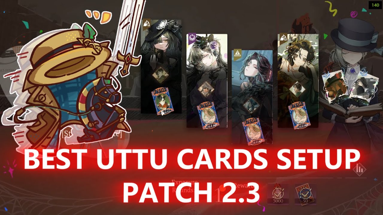 uttuさまおまとめ Patch 2.3 Best UTTU Card Setup, 1 Turn Kill All Stages (Almost