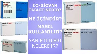 Co Di̇ovan Tablet Nedi̇r? Co Di̇ovan Tableti̇n Yan Etki̇leri̇ Nelerdi̇r? Co Di̇ovan Nasil Kullanilir?