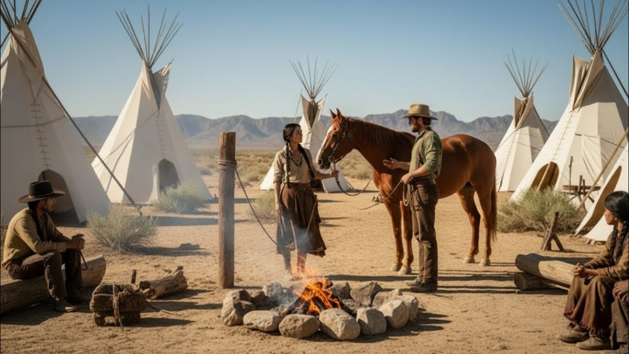 The Apache Woman Said, “I Can Heal Your Horse… But One Condition” — The Cowboy Froze in Fear