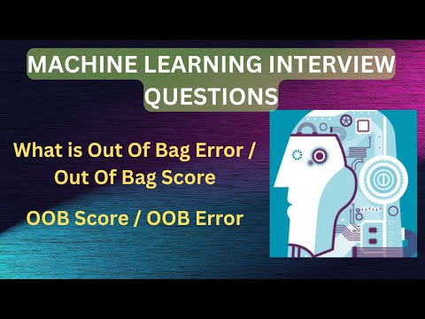 Out of Bag error/Out of Bag score (OOB Error/ OOB Score) |OOB Score/Error in Random Forest algorithm