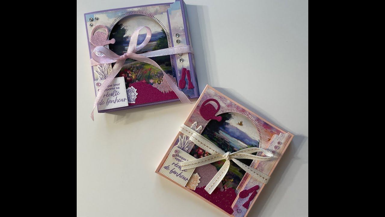 Mini album petit cadeau Jardin des Prés