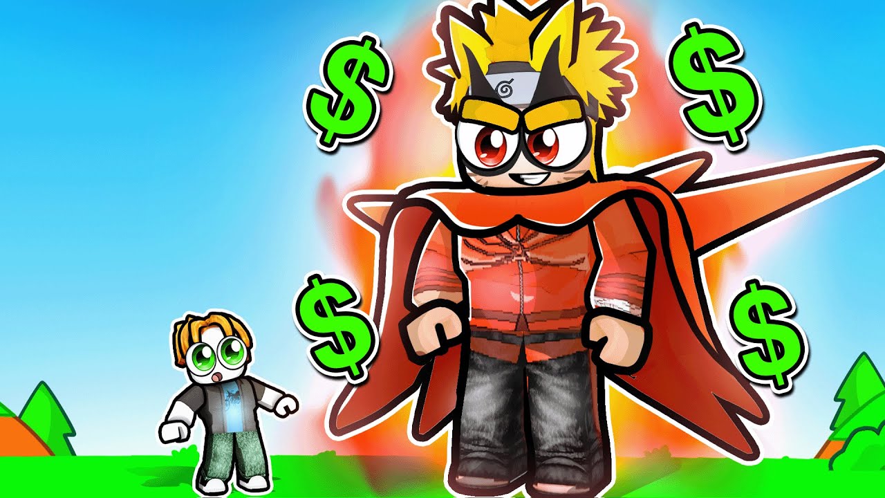 Spending 100,000$ for OVERPOWERED NARUTO CHARACTERS in Roblox!