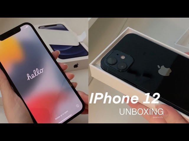iPhone 12 Unboxing (Black 64GB)📦🍎
